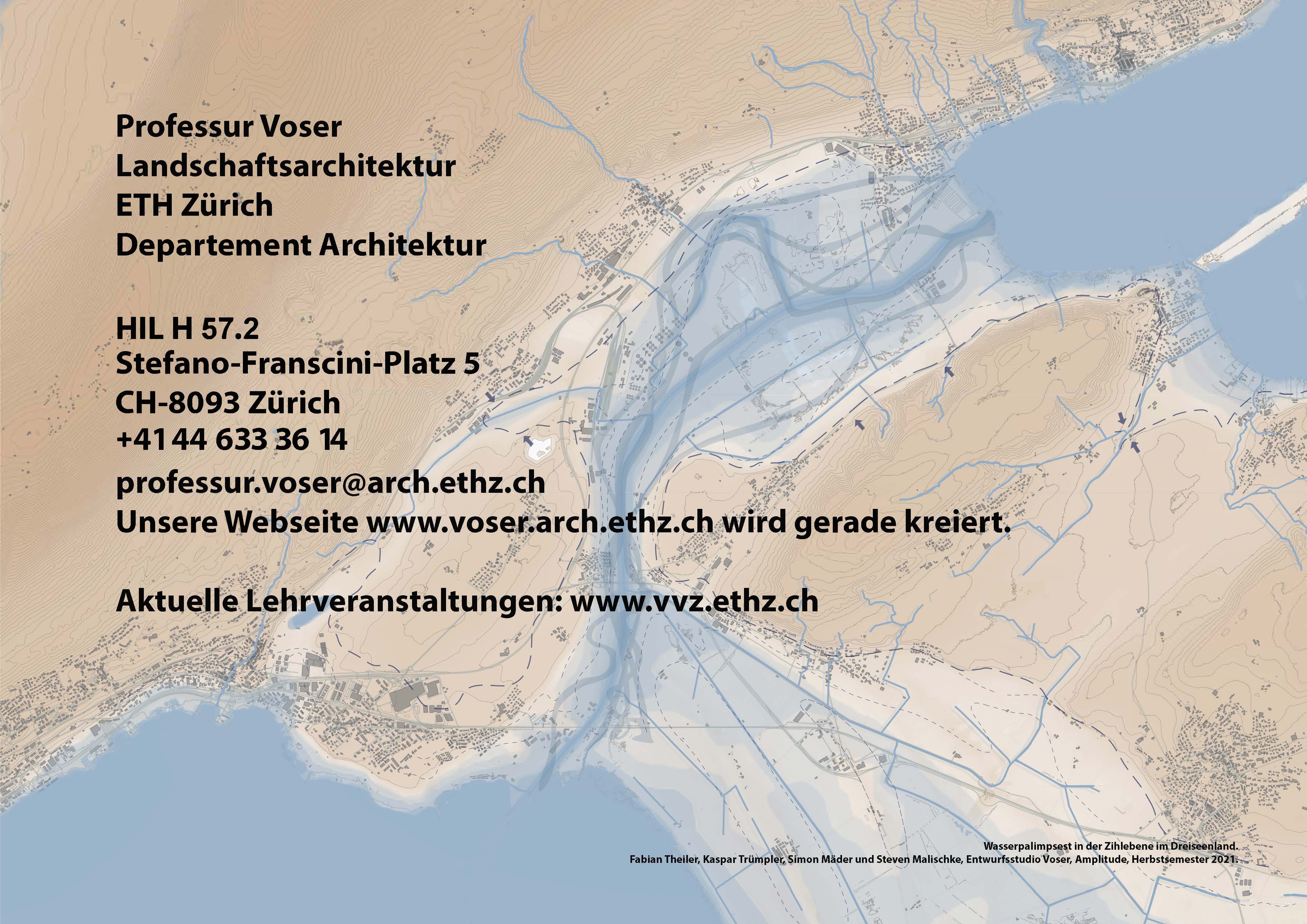 Professur Voser, Landschaftsarchitektur - ETH Zürich